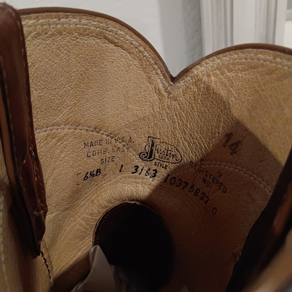 Justin leather boots - Picture 5 of 8